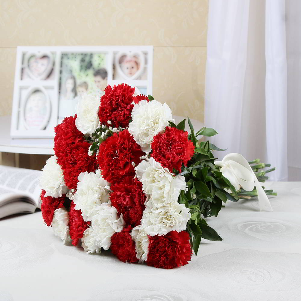 Twenty Endearing Mix Carnations