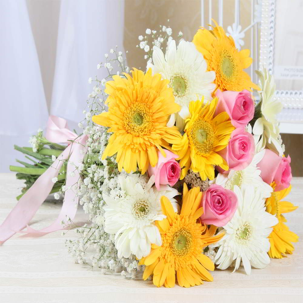 Surprising Flowers Bouquet – Flowersacrossindia.com