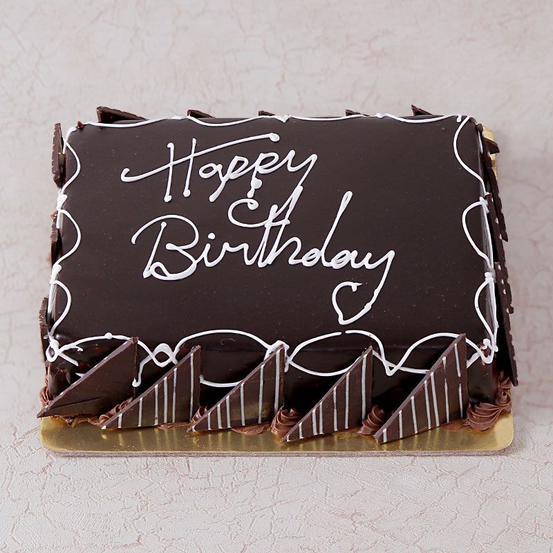Birthday Chocolate Truffle Cake