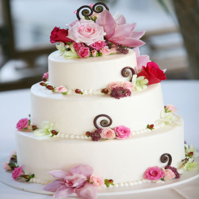 Three tier cake | Three tier cake, Tiered cakes, Pillar candles