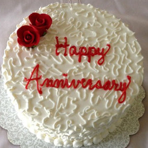 Anniversary Cake With Photo - Online Anniversary Photo Cake – The Cake King
