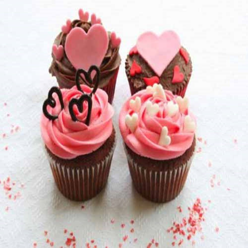 Love Heart Cupcakes