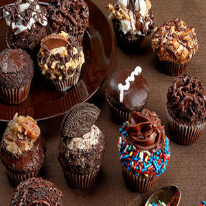 Chocolate Lovers Mini Cupcakes