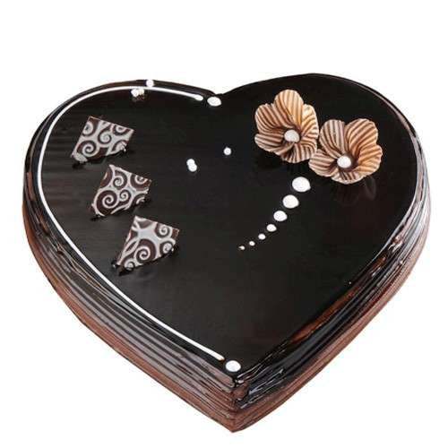 Chocolate Heart Shape Cake From Five Star Bakery