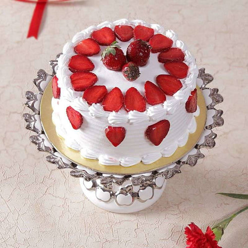 Eggless Strawberry Five Star Bakery Cake