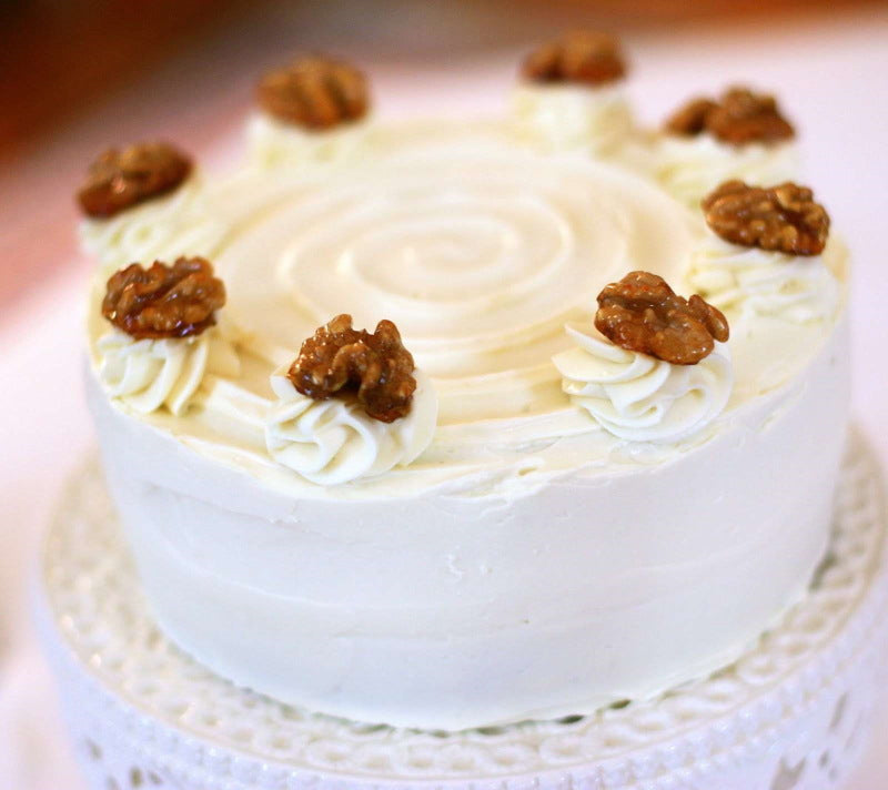 Round Shape Walnut Five Star Cake