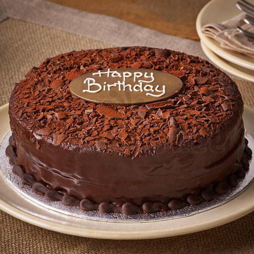 One Kg Chocolate Dust Birthday Cake