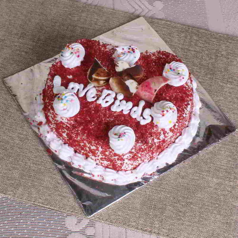 Heart Shape Red Velvet Cake