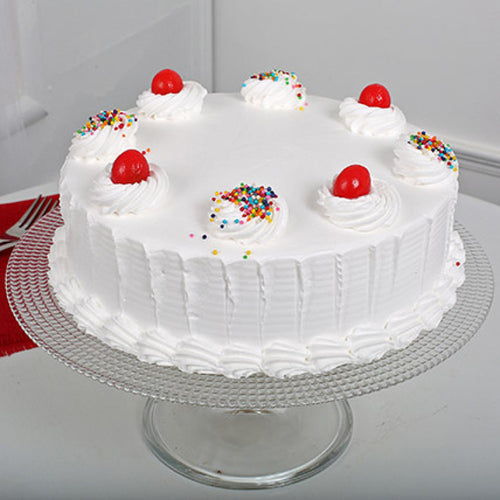 Half Kg vanilla cake