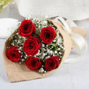 Bouquet of Romantic Red Roses