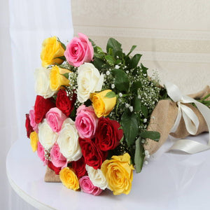 Bouquet of Pretty Mix Roses