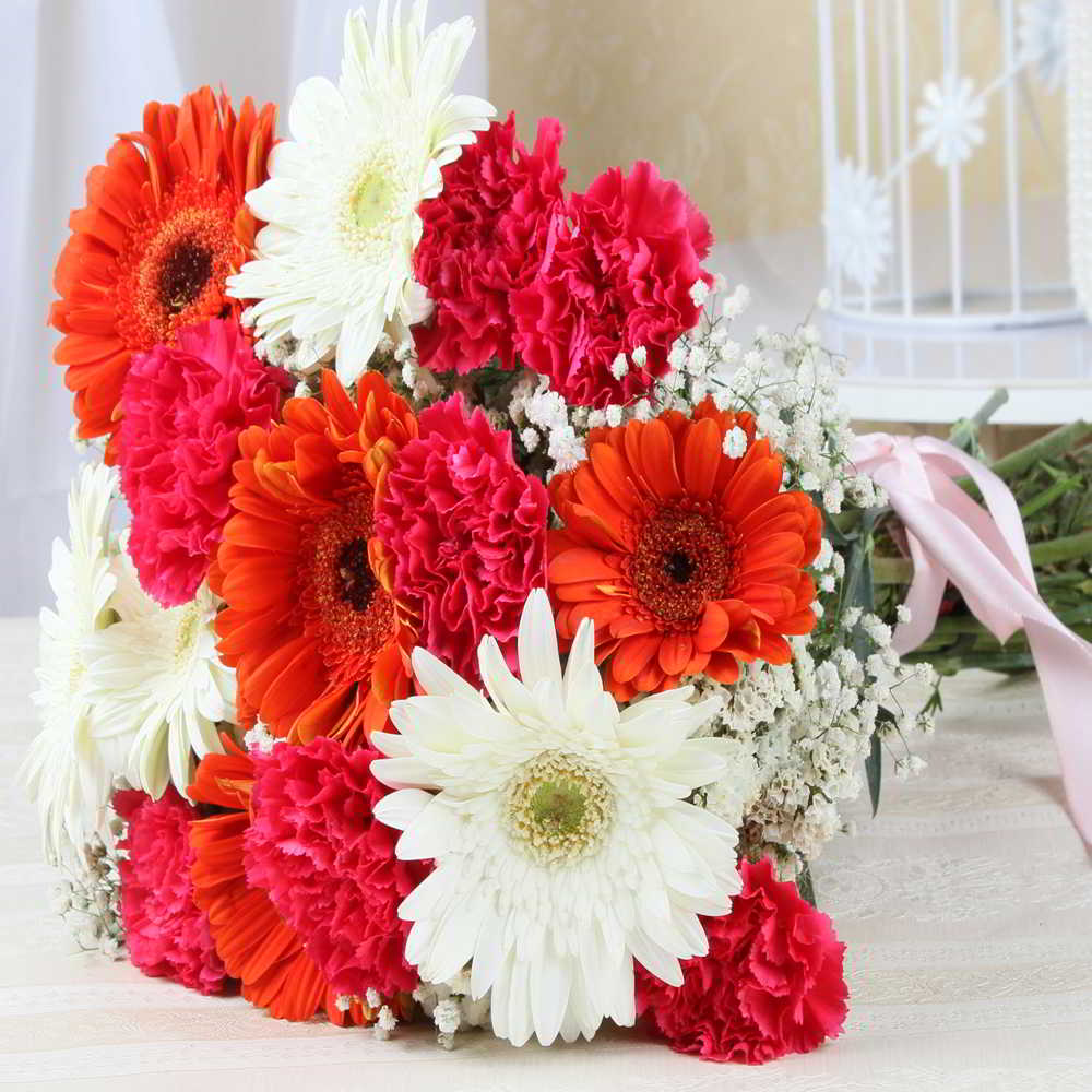 Stunning Multi Color Seasonal Flower Bouquet