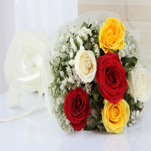 Six Mix Roses Bouquet