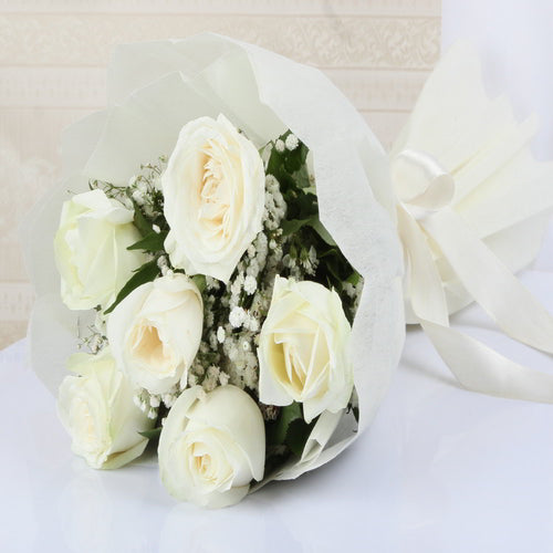 White Roses Bouquet