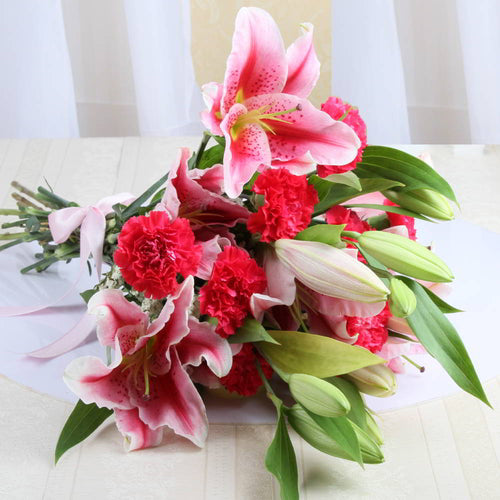Lilies and Carnation Bouquet