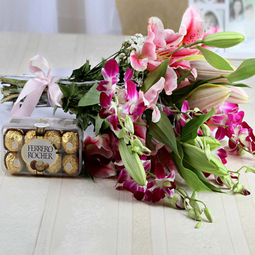 Ferrero Rocher Chocolate with Exotic Combination Bouquet