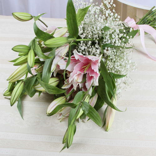 Pink Lilies Bouquet