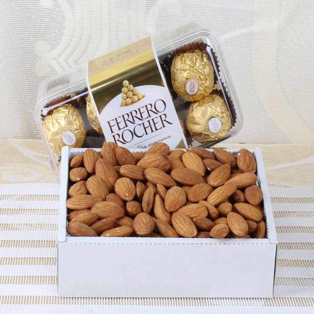Rocher Chocolates with Crunchy Almonds Gift