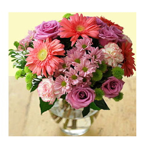 Fresh Flowers In Vase