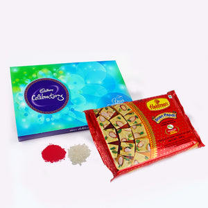 Cadbury Celebartion Chocolate Pack with Soan Papdi Bhai Dooj Gift