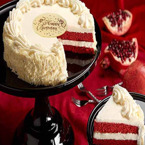 Vanilla Red Velvet Cake
