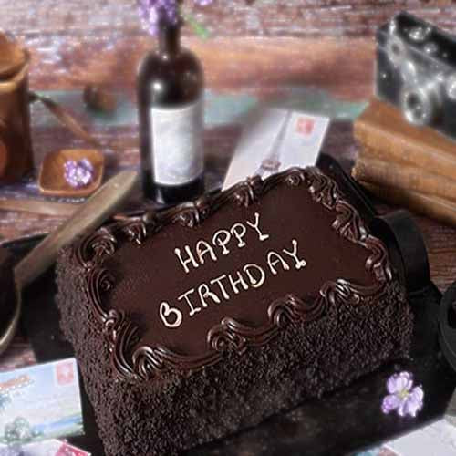 One Kg Birthday Chocolate Truffle Cake