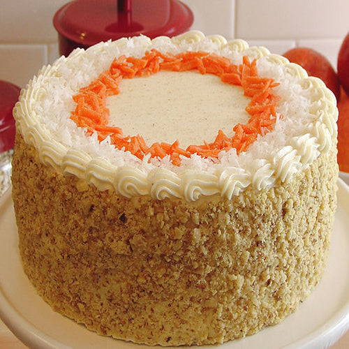 Carrot Vanilla Round Shape Cake