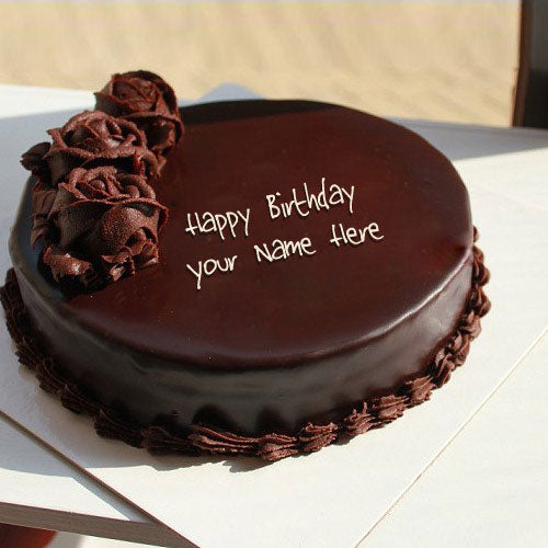 Birthday Eggless Chocolate Cake