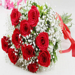 Bouquet of Ten Red Rose