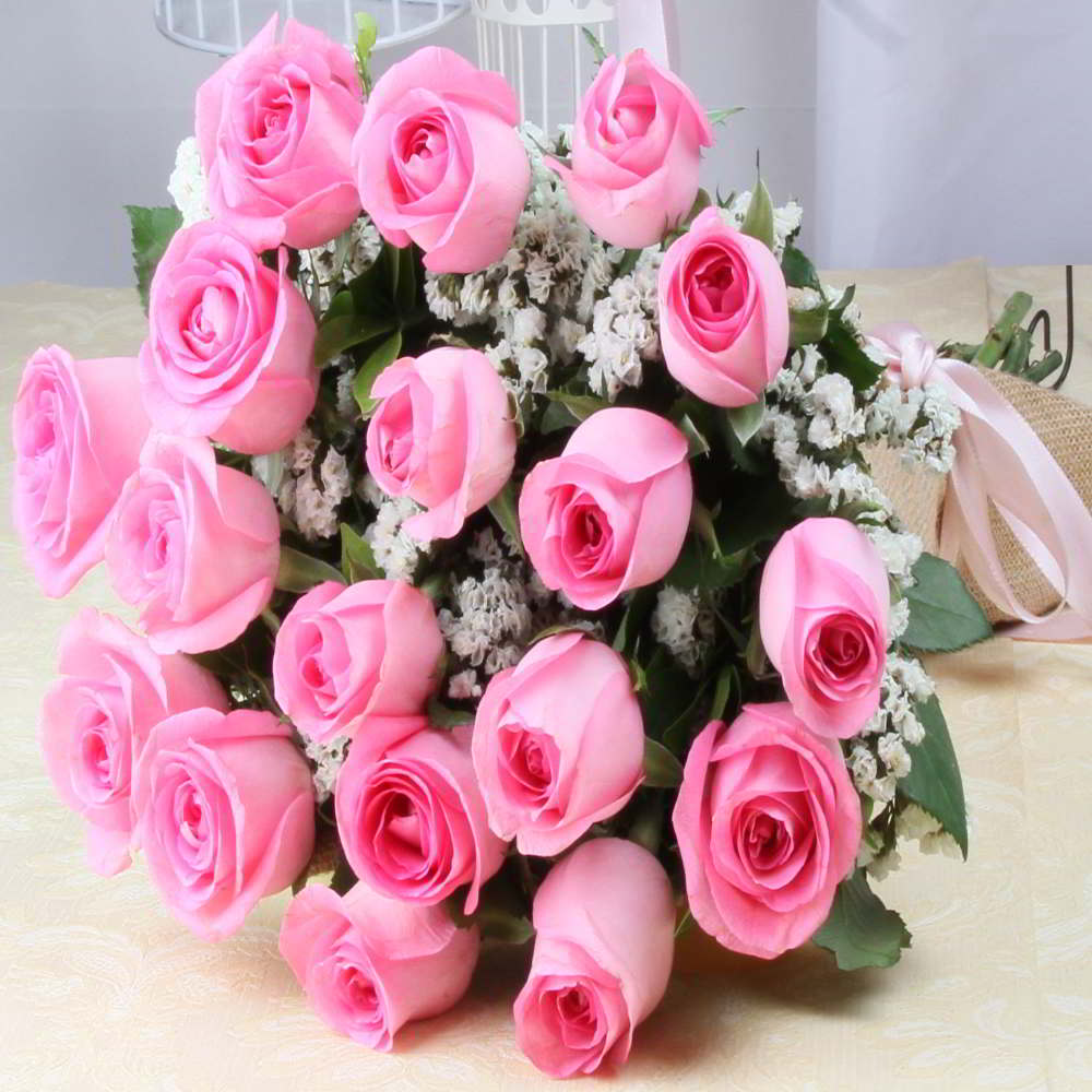 Bouquet of Pretty Pink Roses