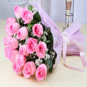 Bouquet of Lovely Pink Roses