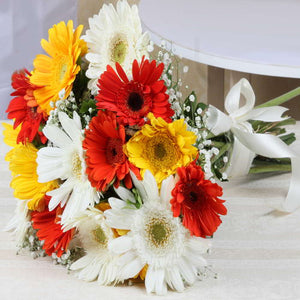 Bunch of Mixed Colorful Gerberas